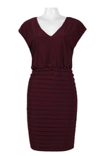 Load image into Gallery viewer, Adrianna Papell Cap Sleeve Banded Jersey Dress

