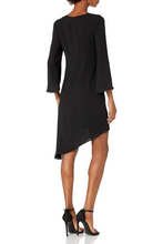 Load image into Gallery viewer, Adrianna Papell 3/4 Sleeve Asymmetrical Dress
