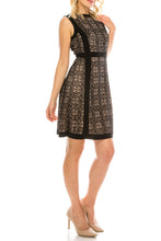 Load image into Gallery viewer, Adrianna Papell Sleeveless Banded Lace Short Dress
