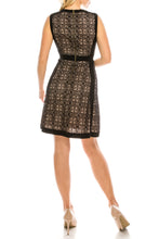 Load image into Gallery viewer, Adrianna Papell Sleeveless Banded Lace Short Dress
