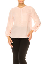 Load image into Gallery viewer, Jessica Rose Button-Down Long Sleeve Top

