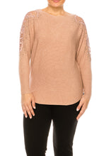 Load image into Gallery viewer, LIV Salmon Long Sleeve Sweater
