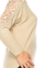 Load image into Gallery viewer, LIV Oatmeal Long Sleeve Sweater
