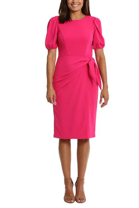 office attire for women, pink dress