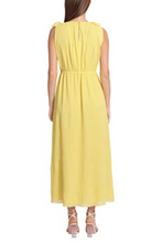 Load image into Gallery viewer, Maggy London Bow Tie Strap Accordion Midi Dress
