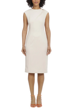 Load image into Gallery viewer, Maggy London Sleeveless Twisted Knot Sheath Dress
