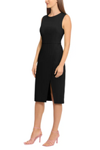 Load image into Gallery viewer, Maggy London Sleeveless Front-Slit Sheath Dress
