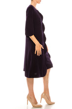 Load image into Gallery viewer, Maya Brooke 3/4 Sleeve 2 Piece Jacket Dress (PLUS SIZE)
