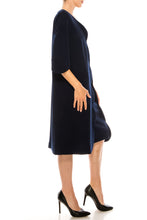 Load image into Gallery viewer, Maya Brooke 3/4 Sleeve 2 Piece Jacket Dress (PLUS SIZE)
