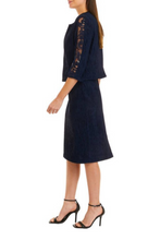Load image into Gallery viewer, Maya Brooke 3/4 Sleeve 2-Piece Jacket Dress
