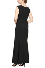 Load image into Gallery viewer, SLNY Mermaid Front Slit Long Evening Dress
