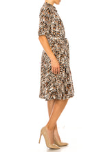 Load image into Gallery viewer, Shelby &amp; Palmer A-Line 3/4 Sleeve Shirt Dress

