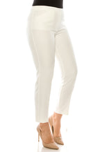 Load image into Gallery viewer, Zac &amp; Rachel Twill Slim Pants with 2 Front-Faux Zipper Pockets

